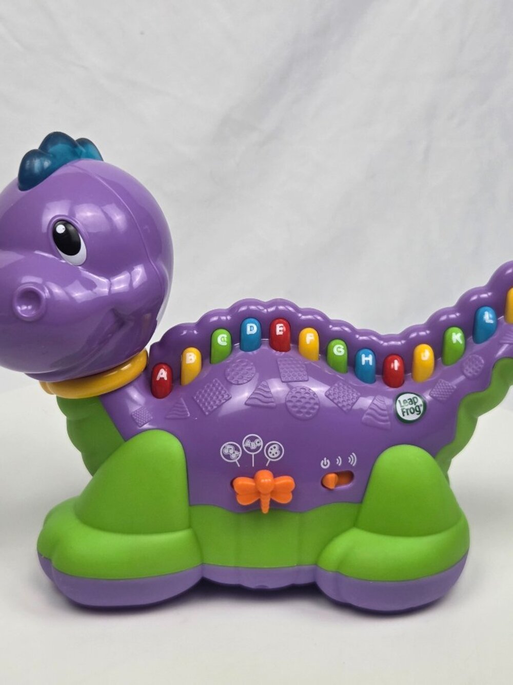 ABC-NUMBERS DINOSAUR INTERACTIVE MUSICAL- LEAP FROG -EDUCATIONAL TOY